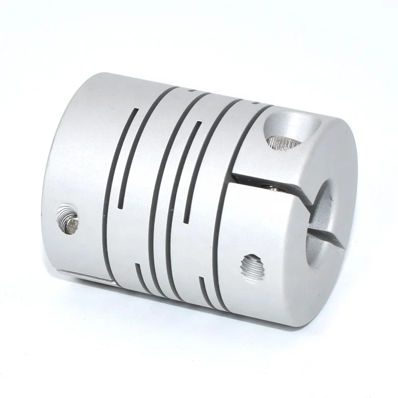 High-strength Aluminum Made Alloy Backlashless Beam Slit  Aluminum Flexible Shaft Coupling