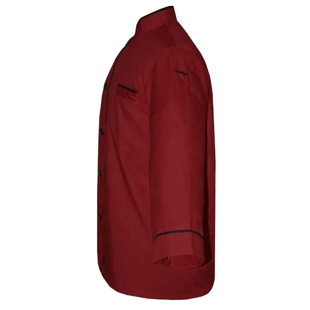 Custom Logo Kitchen Cooking Restaurant Chef Coat Cook Uniform Latest Chef Coats