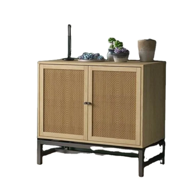 Natural Rattan Solid Wooden Accent Cabinet Furniture With High Quality made in Vietnam wholesale rattan outdoor funiture