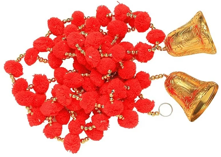 Hot Sale Handmade Pompom Garland Weddings Decoration Party Decoration Flower String Flower Garlands for Indian Artificial Flower