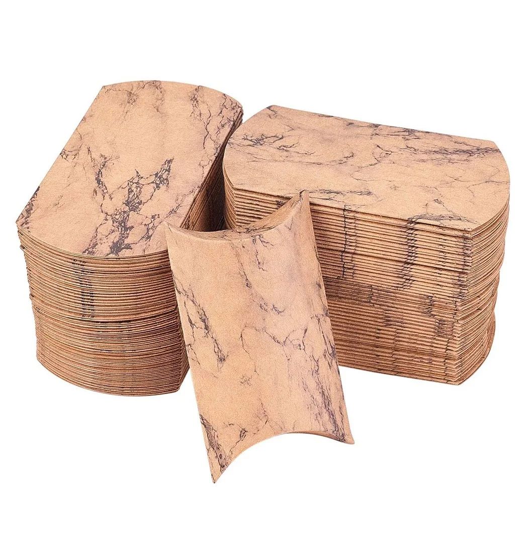 Luxury quality small paper pillow box packaging foldable pillow shape gift box prime line packaging black gift box w collapsible