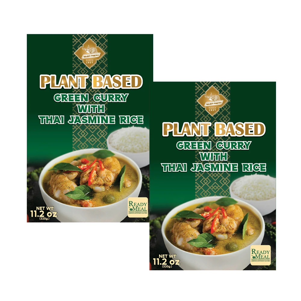 Hot Seller from Thailand High Quality - Plant Based Green Curry with Thai Jasmine Rice Good Food Ready to Eat Meals