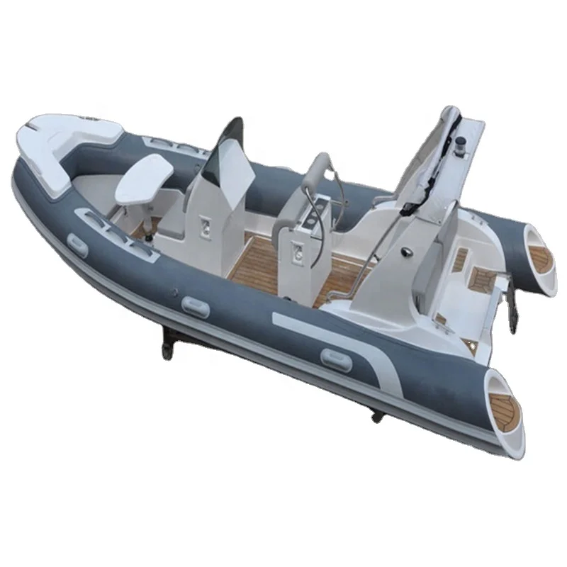 
Liya 17ft fiberglass hull inflatable boat fishing rib boat center console 