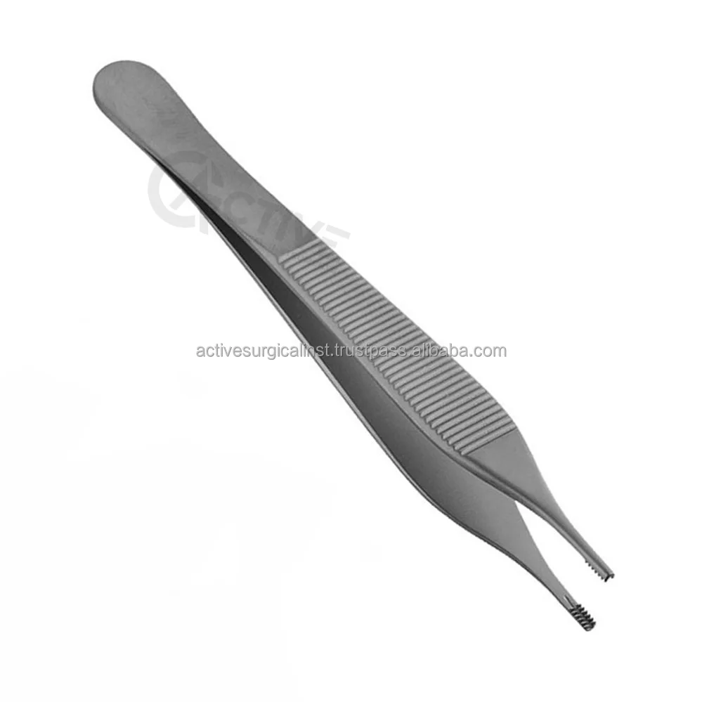 High Quality Adson Brown Tissue Forceps with 7 x7 Teeth Length 12 cm / 15 cm Surgical Instruments Stainless Steel Reusable