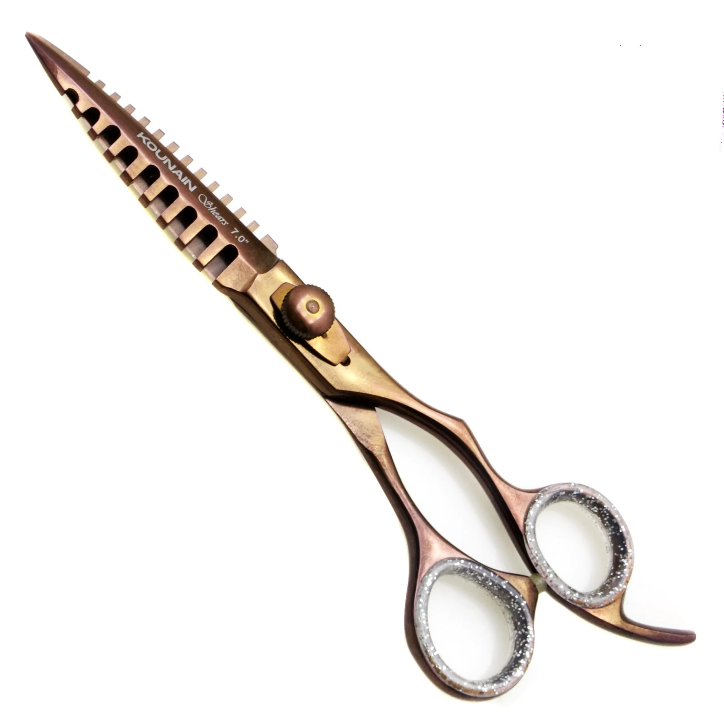 KOUNAIN Handmade Professional Shark Blade Razor Superior Quality Stainless Steel Barber Scissors Hair Cutting and Beauty Shears