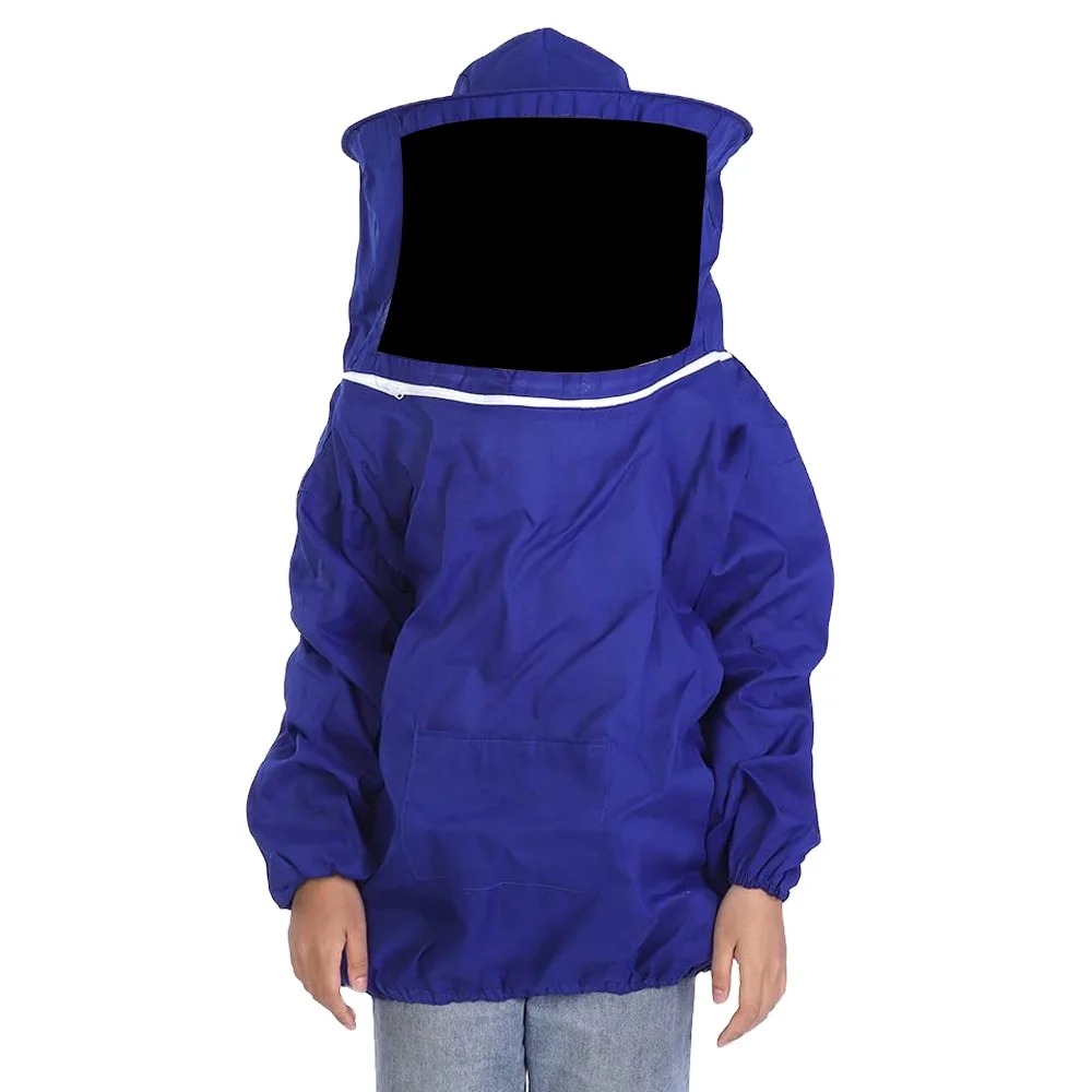 100% Cotton Beekeepers Safety Jacket Protective Ventilated Coverall Suit for Work Clothing