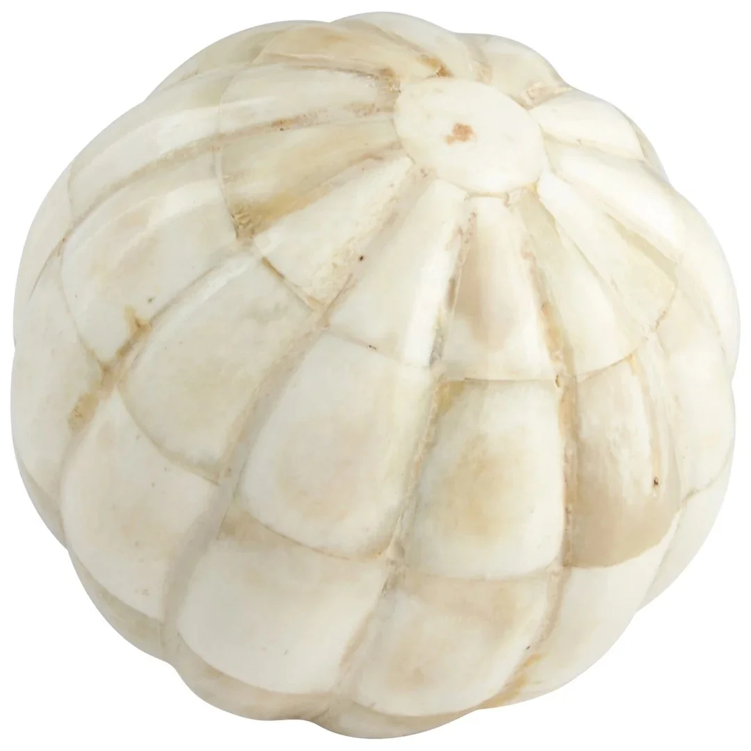 Набор декоративных деревянных украшений из натурального костяного шара