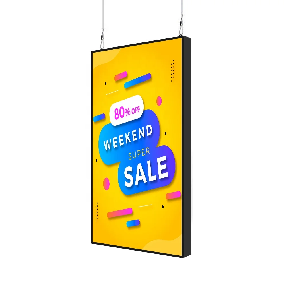 32 43 55 inch ultra bright window lcd digital display digital signage board solution for storefornt shop