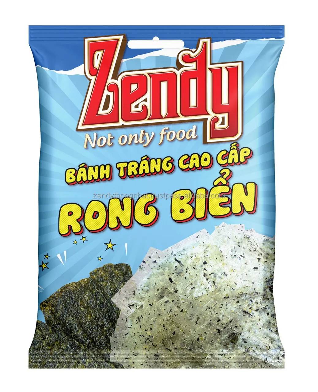 Vietnamese seaweed flavor Asian specialty spicy snacks No preservatives Rice paper With Shelf life 12 months From Vietnam
