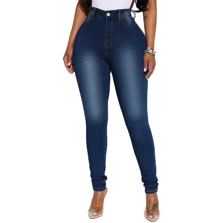 Hot sale High Waisted Women Jeans Straight Streetwear Baggy Button Up Jeans 2023 Spring New Fashion Korean style Denim Pants