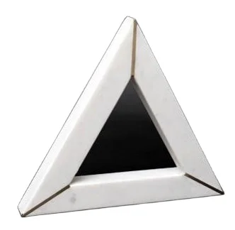 Modern Style Premium Quality Home Decorative puzzle Curved pizzle paper weight Marble Base For Table Top Decoration Usage