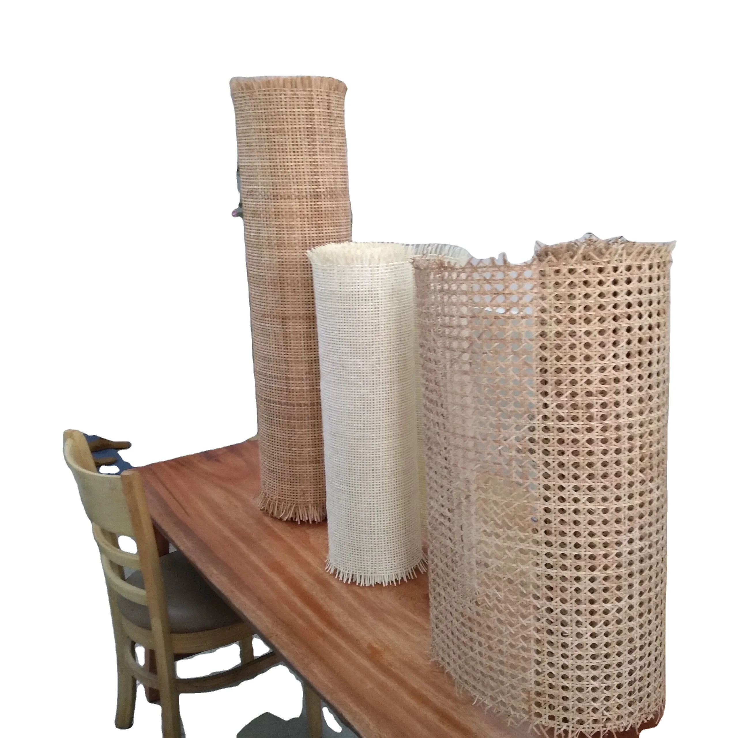 Red and Green Plaid Taffeta Fabric Rattan Webbing Roll Ceiling Background Wall Decor Furniture Material From Viet Nam