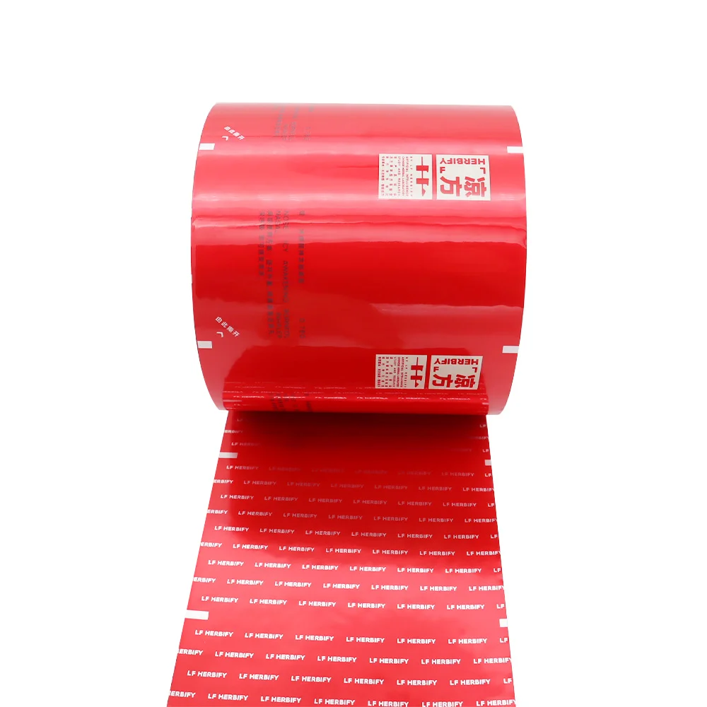 Printing Aluminum foil PET film laminating food packaging plastic roll film for chips/candy/snack Pouch Roll Film