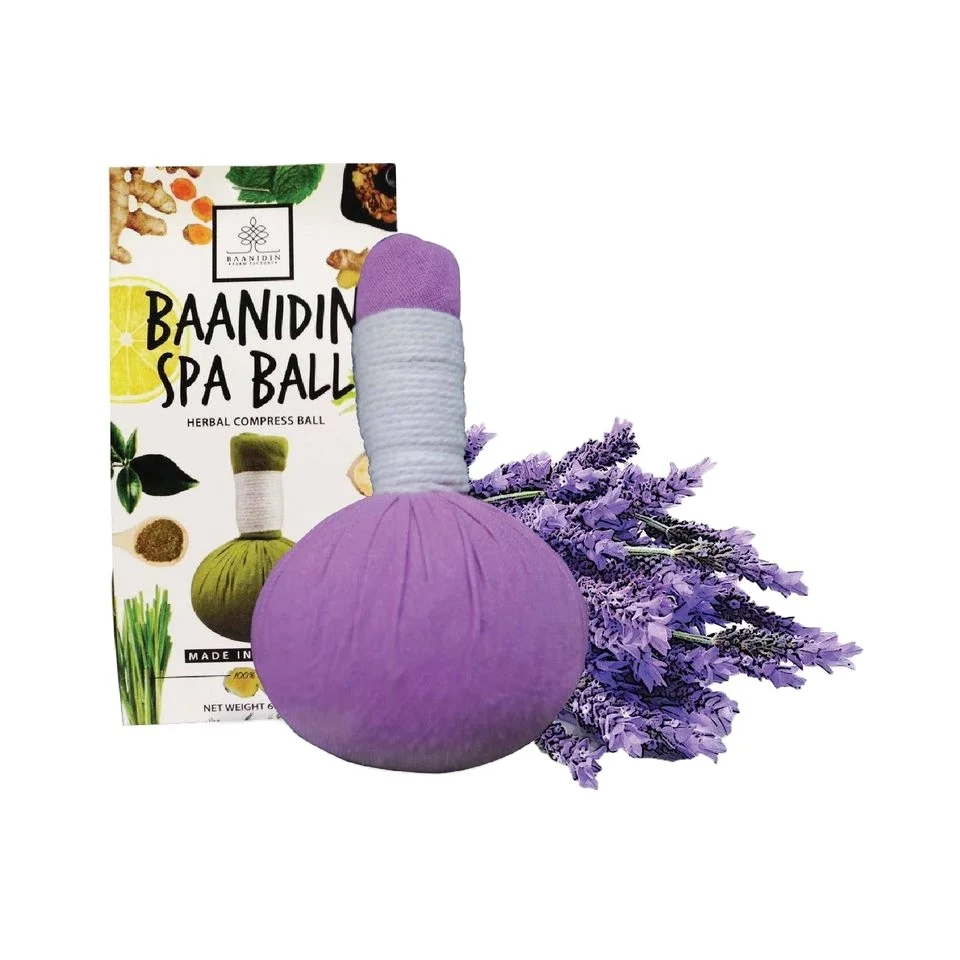 Hight Premium Lavender Herbal Compress Massage Ball 100% Natural For Massage Body 150g