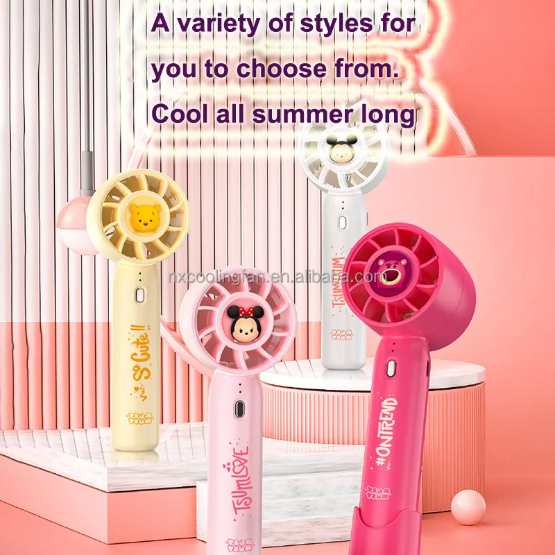 NX Wholesales 2024 New Arrivals USB rechargeable fan Portable fan Best Selling Products Handheld Mini Fan
