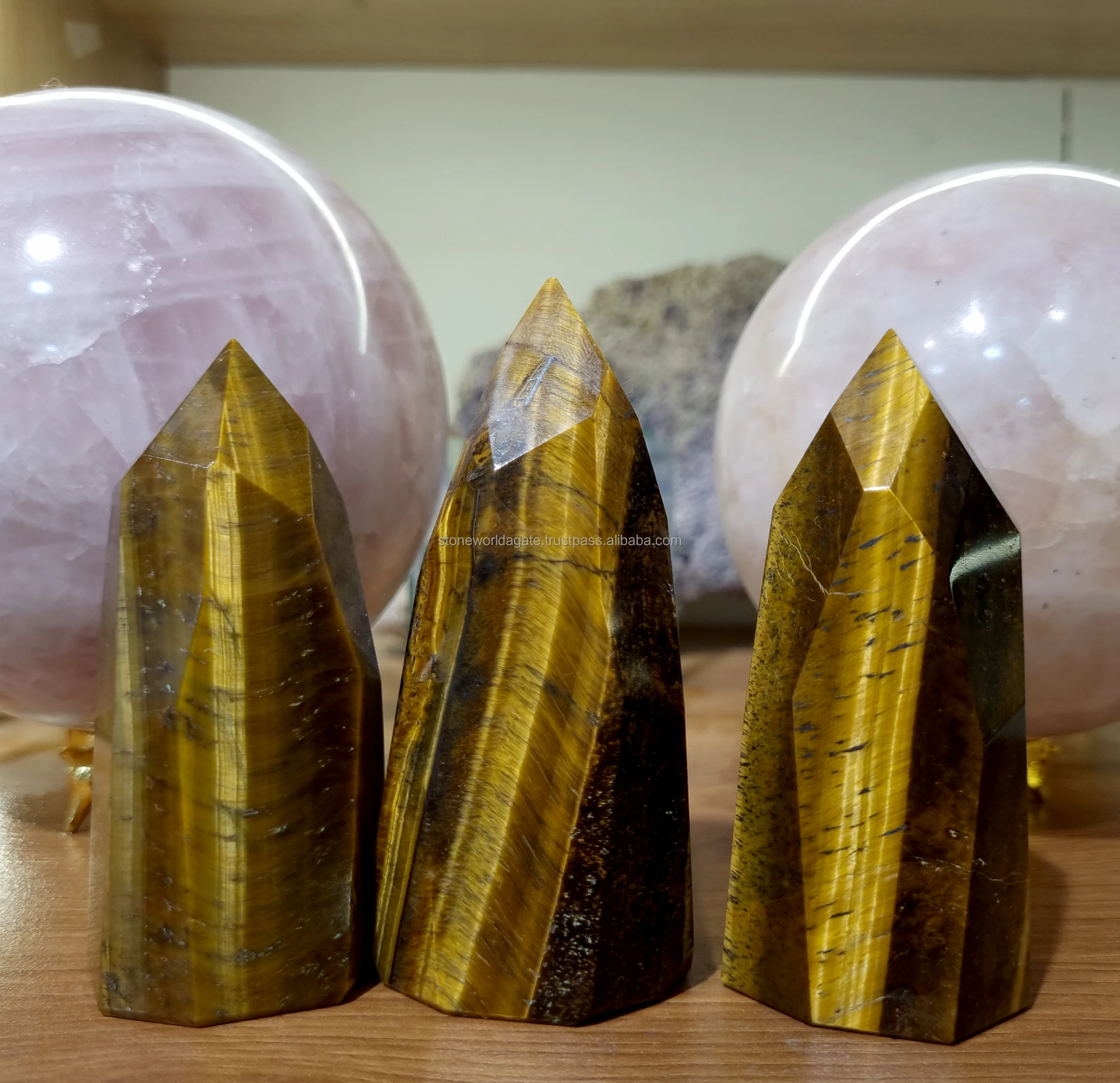 Tiger Eye Free Form Tower, Wholesale Large Tiger eye Freeform Tower Point, Healing Crystal Stone Natural Feng Shui Tower