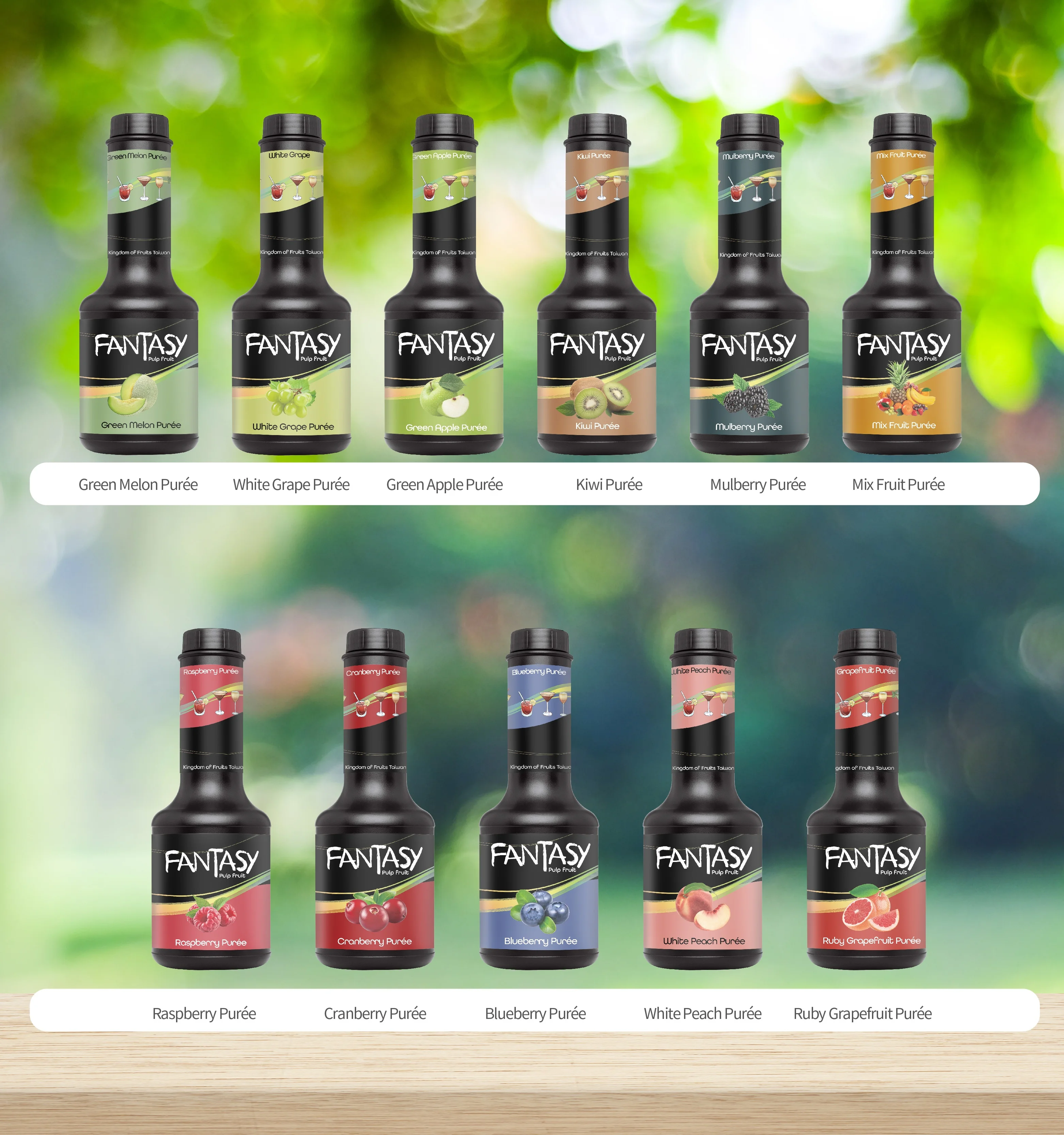 White Peach Fruit Puree ingredients for professional bars & bubble tea shops Fruit Puree