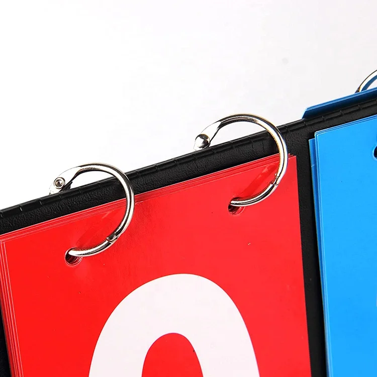 4 Digital Portable Table Top Scoreboard Easy Flip Score Keeper for Basketball Football Tennis Baseball Soccer Ping Pong Volleyb