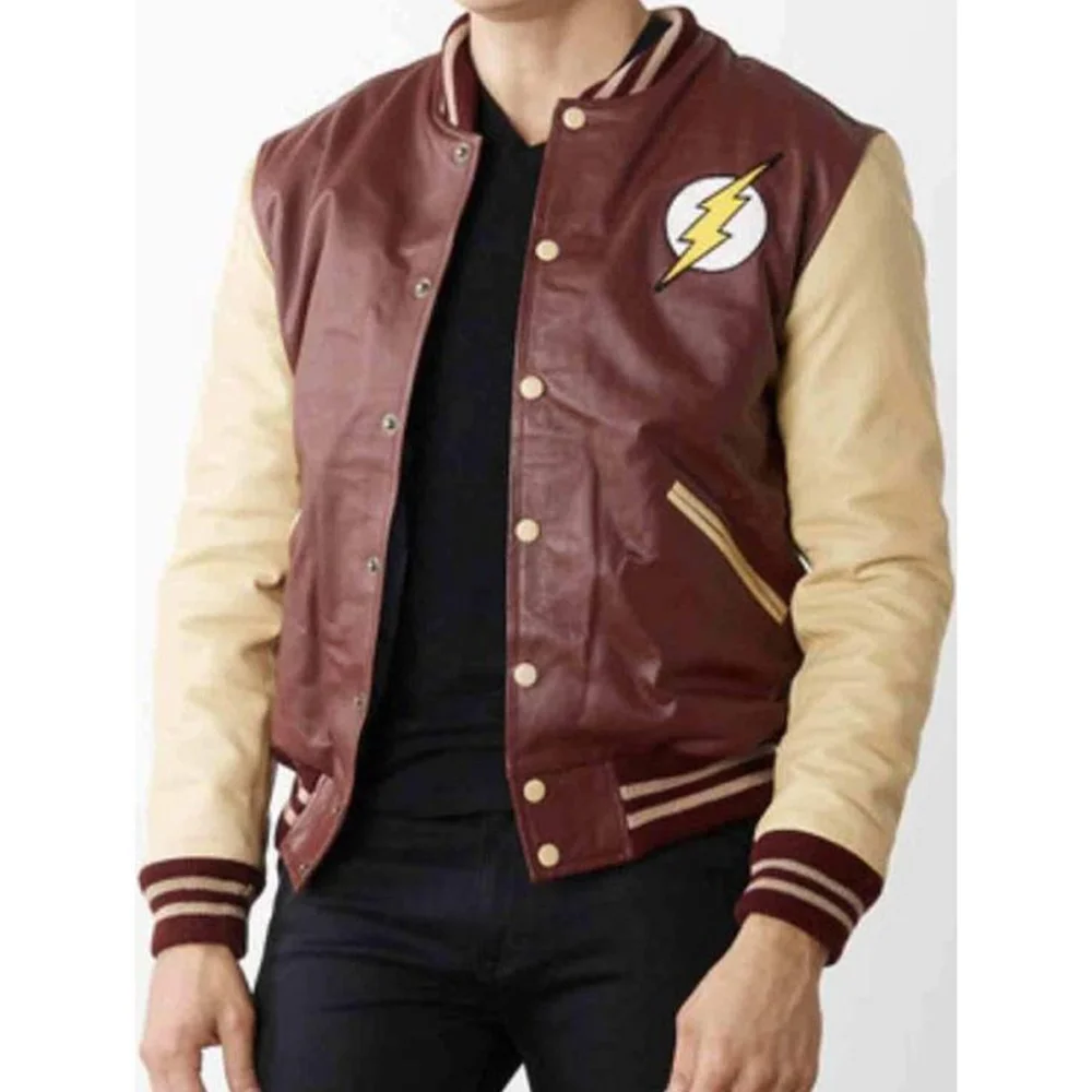 Custom Logo Embroidered Hoodies Baseball Jackets Men Fashion Design Slim Fit College Varsity Jacket Leather Sleeve Jacket