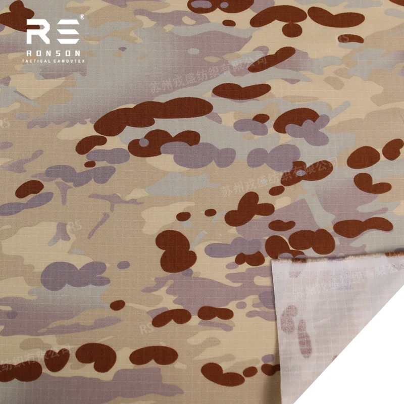 NYCO5050 Rip-stop camouflage AUSTRALIA  AMCU DESERT camouflage printed tactical nylon cotton camouflage tactical fabric