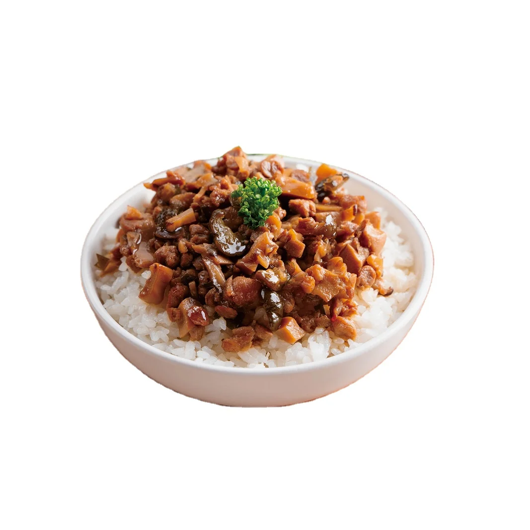 Healthy vegetarian non-gmo soy protein Frozen Stewed minced plant based meat sauce with Mushroom quorn