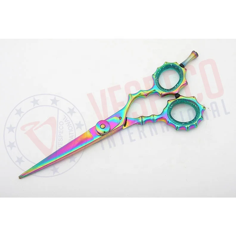 Hair cutting scissor Hairdressing scissor salon scissor with multi titanium color