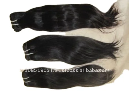 Silky straight weave hair