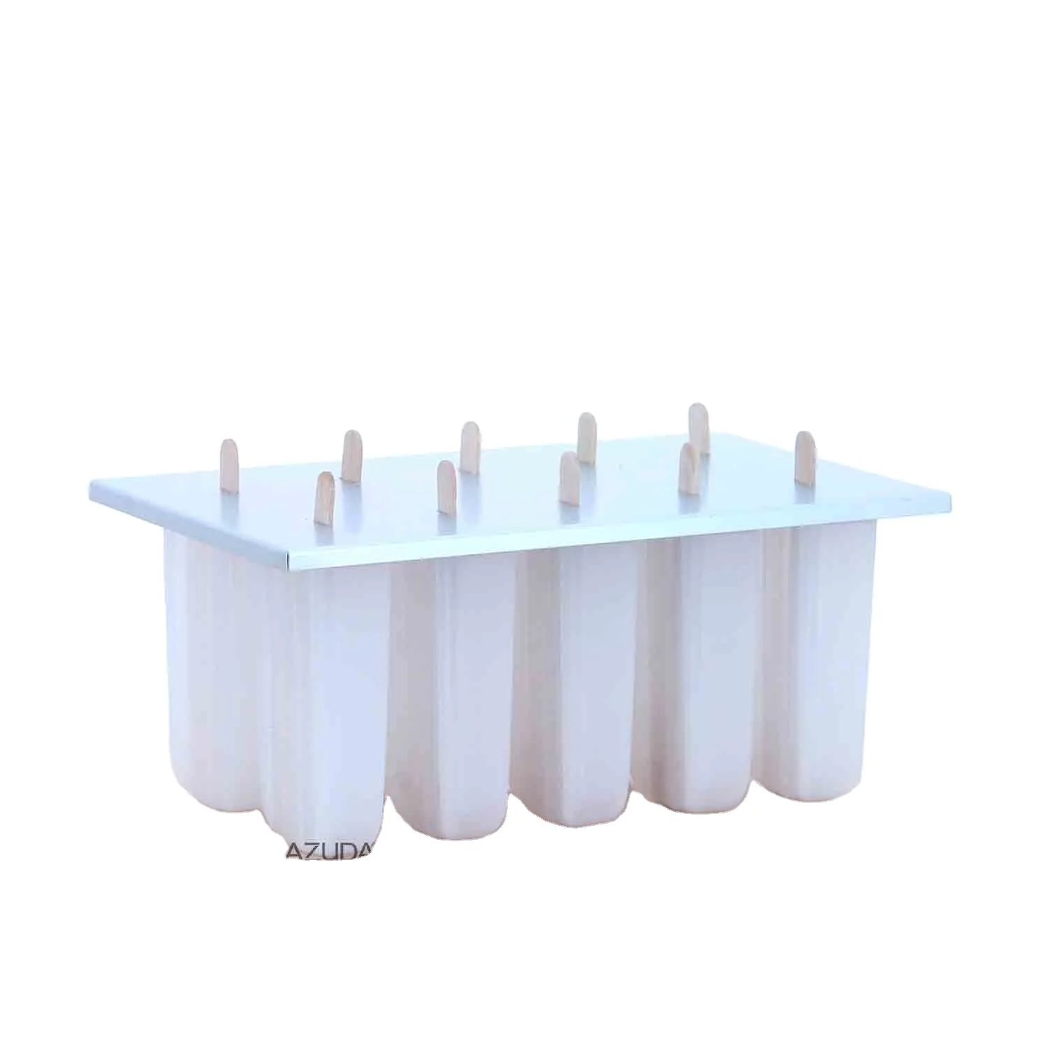
AZUDA_Metal Lid Plastic Popsicle Mold 