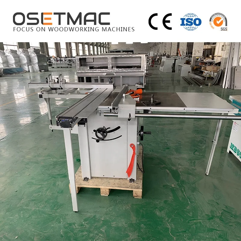 OSETMAC Точная деревообрабатывающая деревянная панель на деревянной основе скользящая пила MJ6116 для изготовления мебели и домашнего