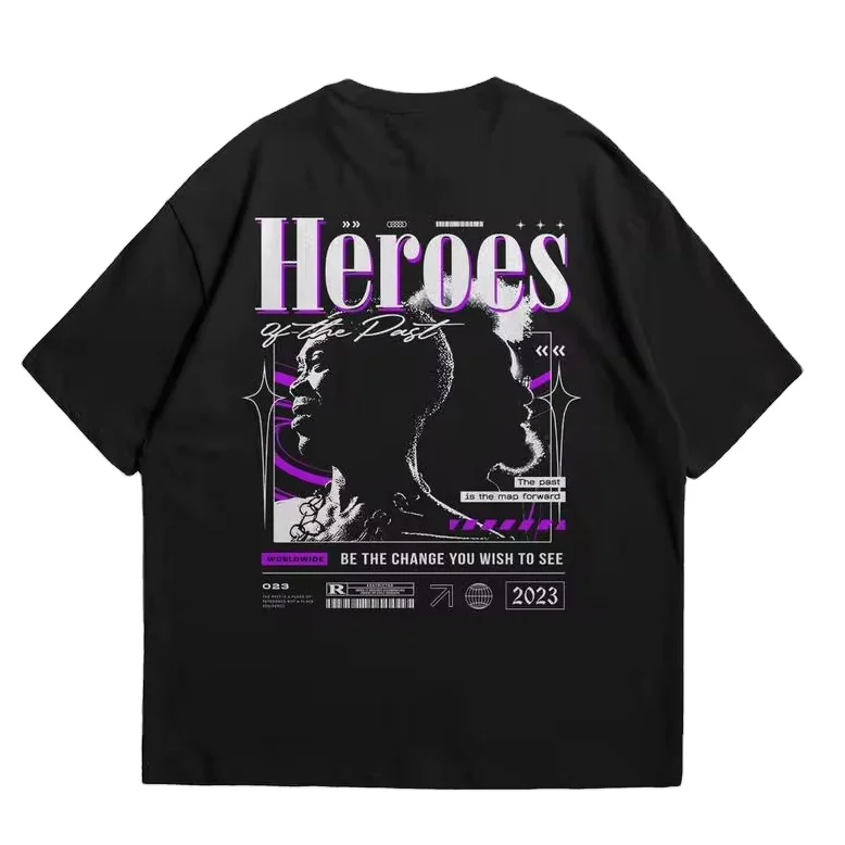 Prelium Quality Oversized T-shirt 100% Cotton Printed Technics Competitive Price 320 Grams Oversize T-shirt Vietnam Export