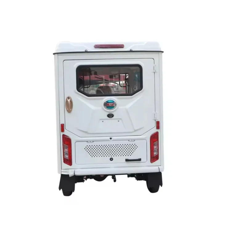 Manufacturer price electric trike Enclosed 5 doors 3 wheel delivery car with low price