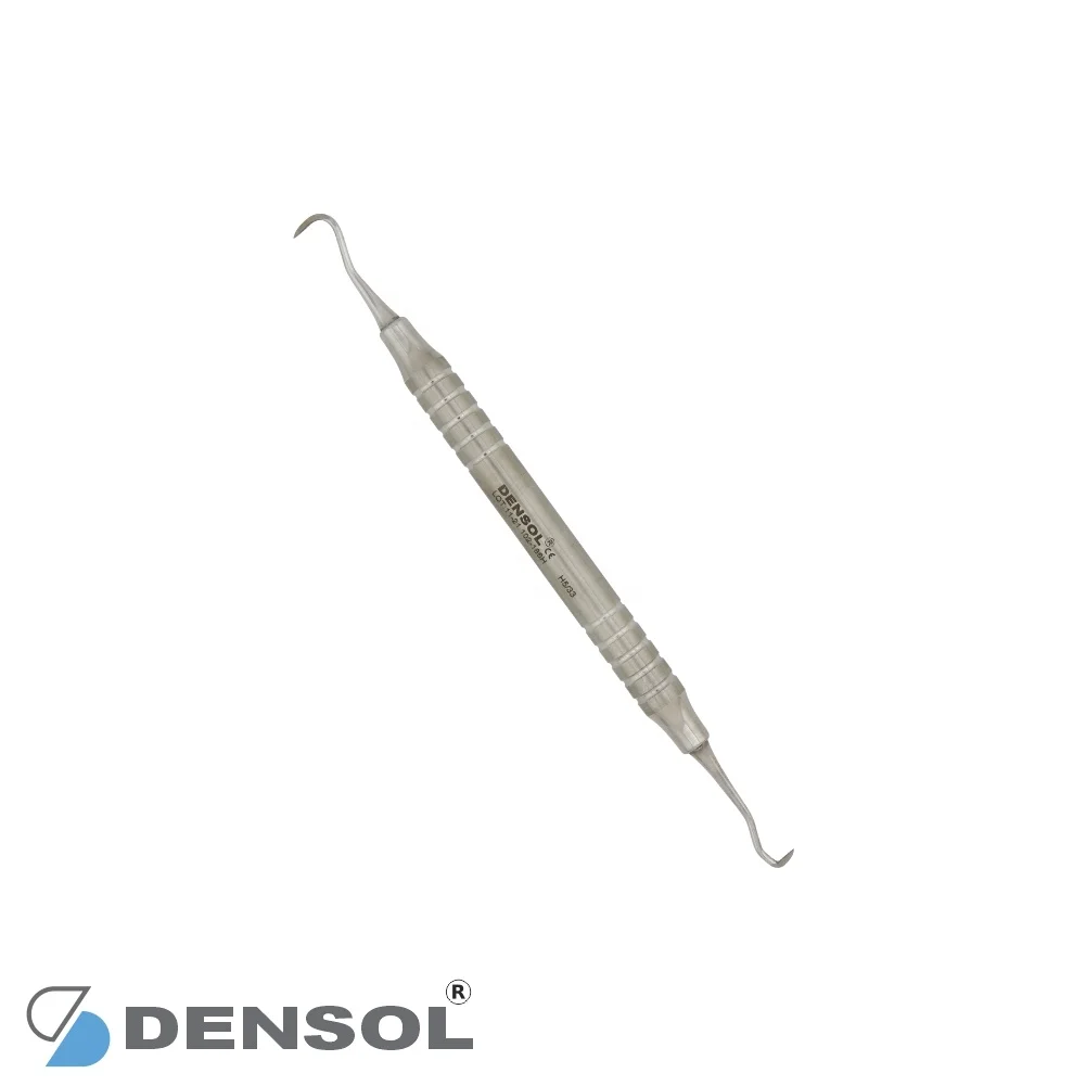 Dental Examination Sickle Scaler With Hollow Handle 10mm Dental Surgical Scaling Tool