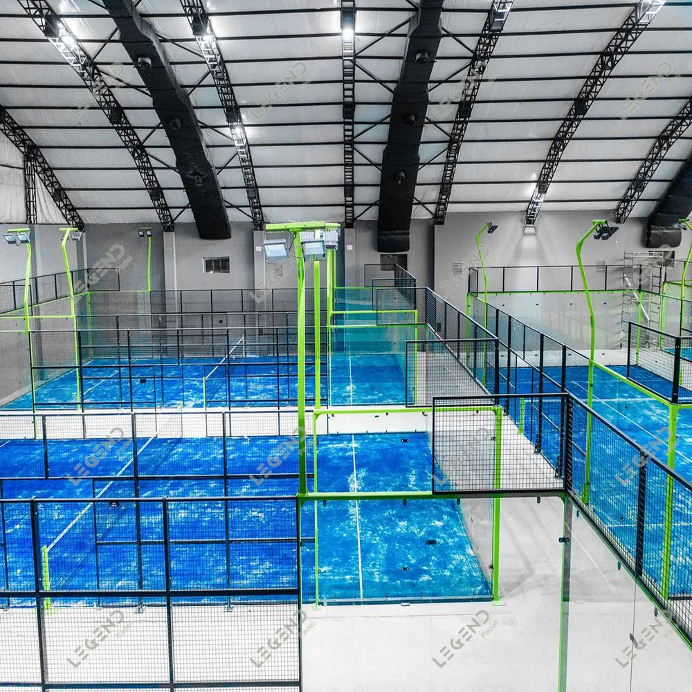 Paddle Field Italian Design Full Panoramic Padel Court Paddle Tennis Court Artificial Grass Sports Flooring