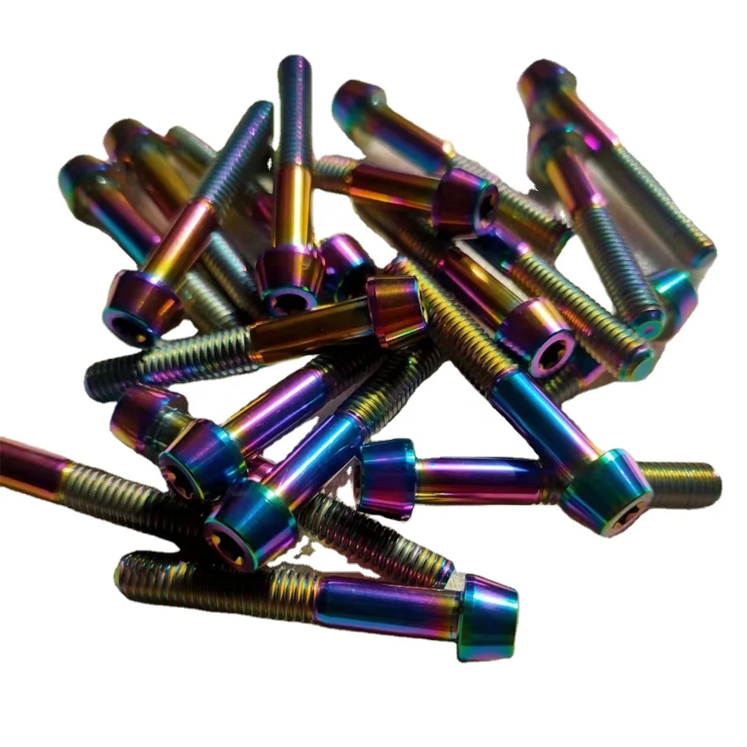Oem Brake Motorcycle Titanium Cap-Head Screws Partial Thread Torx Hex Socket Titanium Bolt