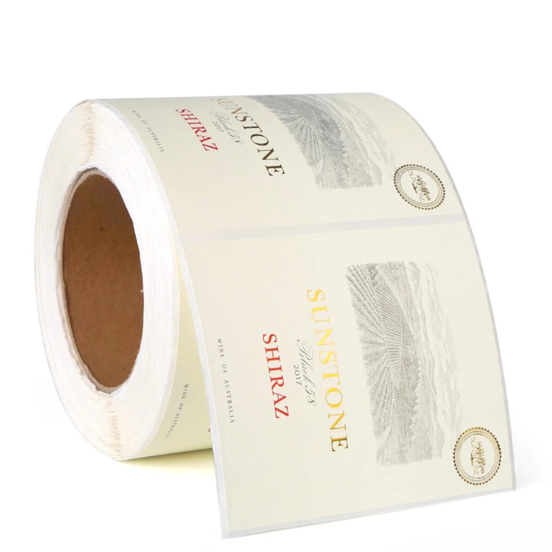 GH-Printing custom label roll sticker for wine bottle