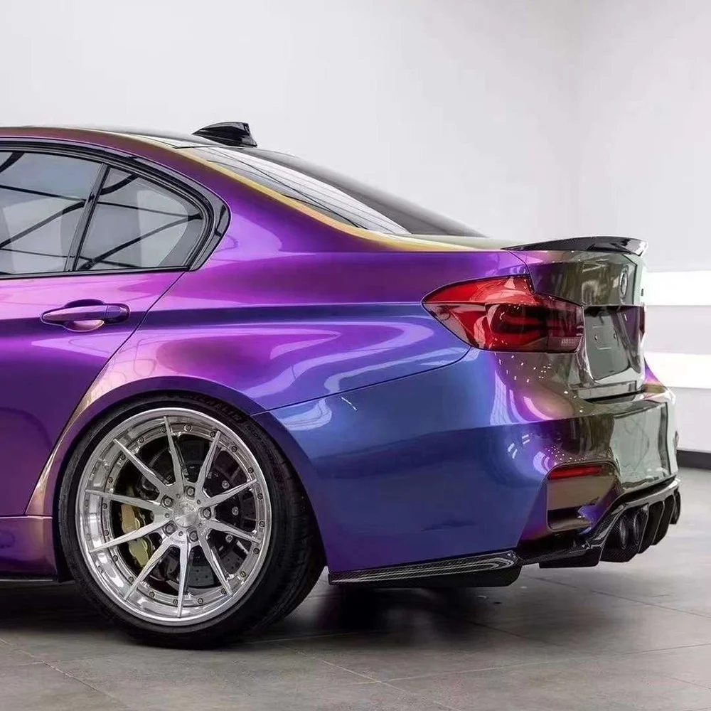 Customization Premium Ultra Glossy Spectral Violet PET Backing Film Car Vinyl Wrap Chameleon Purple