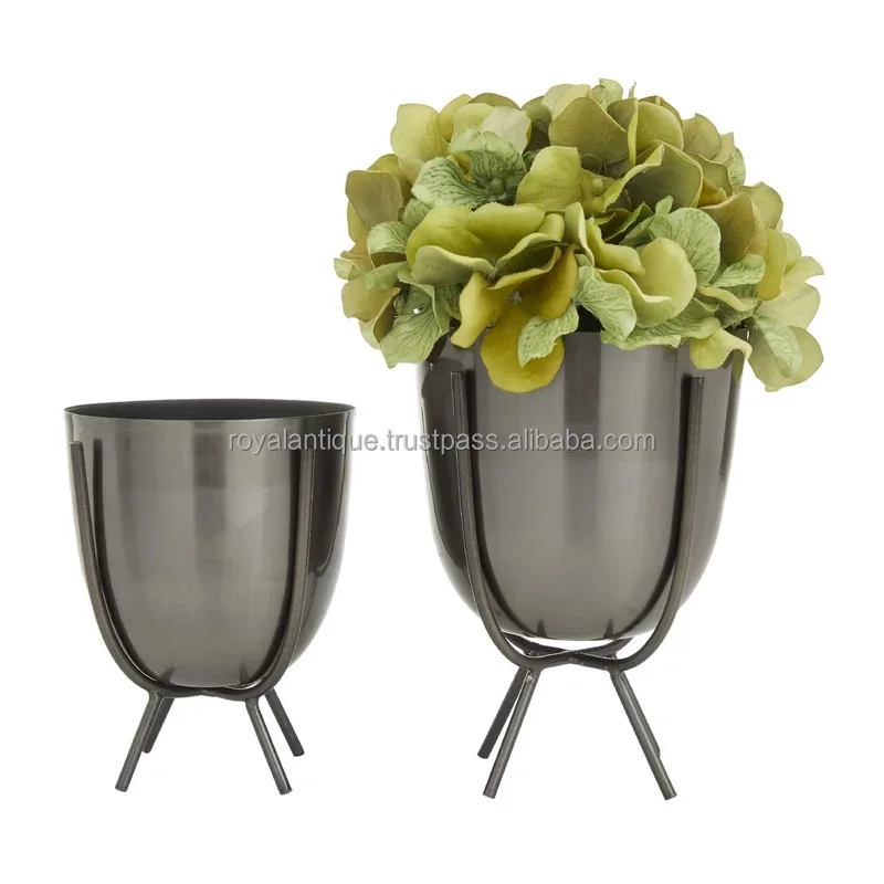 Top Quality  Planter Set with Stand Garden Flower Pots and Planter from Indian Manufacturer Whole Sale Best Price