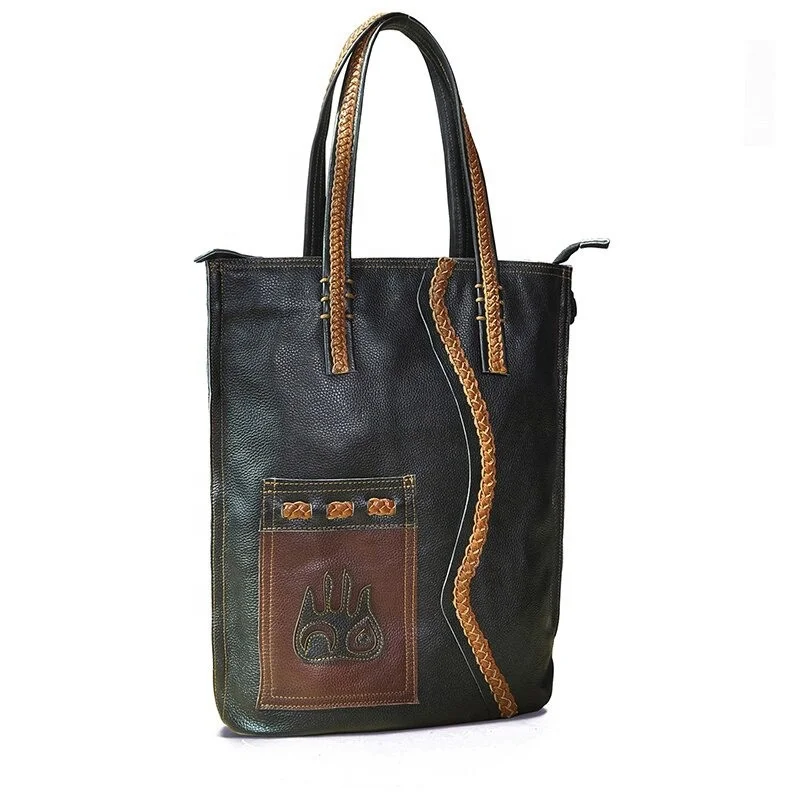 Top Quality Leather Luxury Brand Designer Large Shopper Purse Handbag Tote Ladies Over The Shoulder Satchel Bag LKU-0778