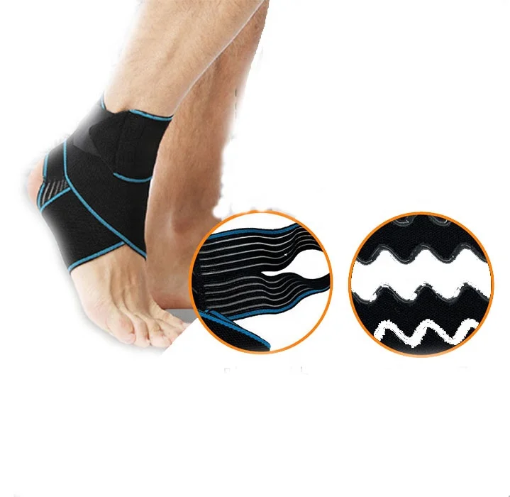 Multicolor Elastic Foot Ankle Protection Non-slip Compression Ankle Brace Compression Sleeve Ankle Straps Wrap