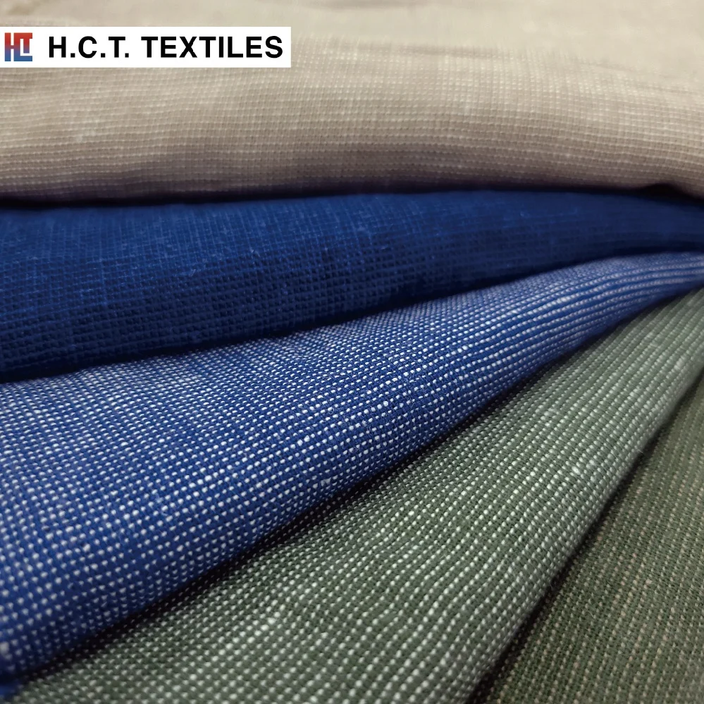 End on end soft Neo Semi-Solid 195g  rayon linen fabric natural