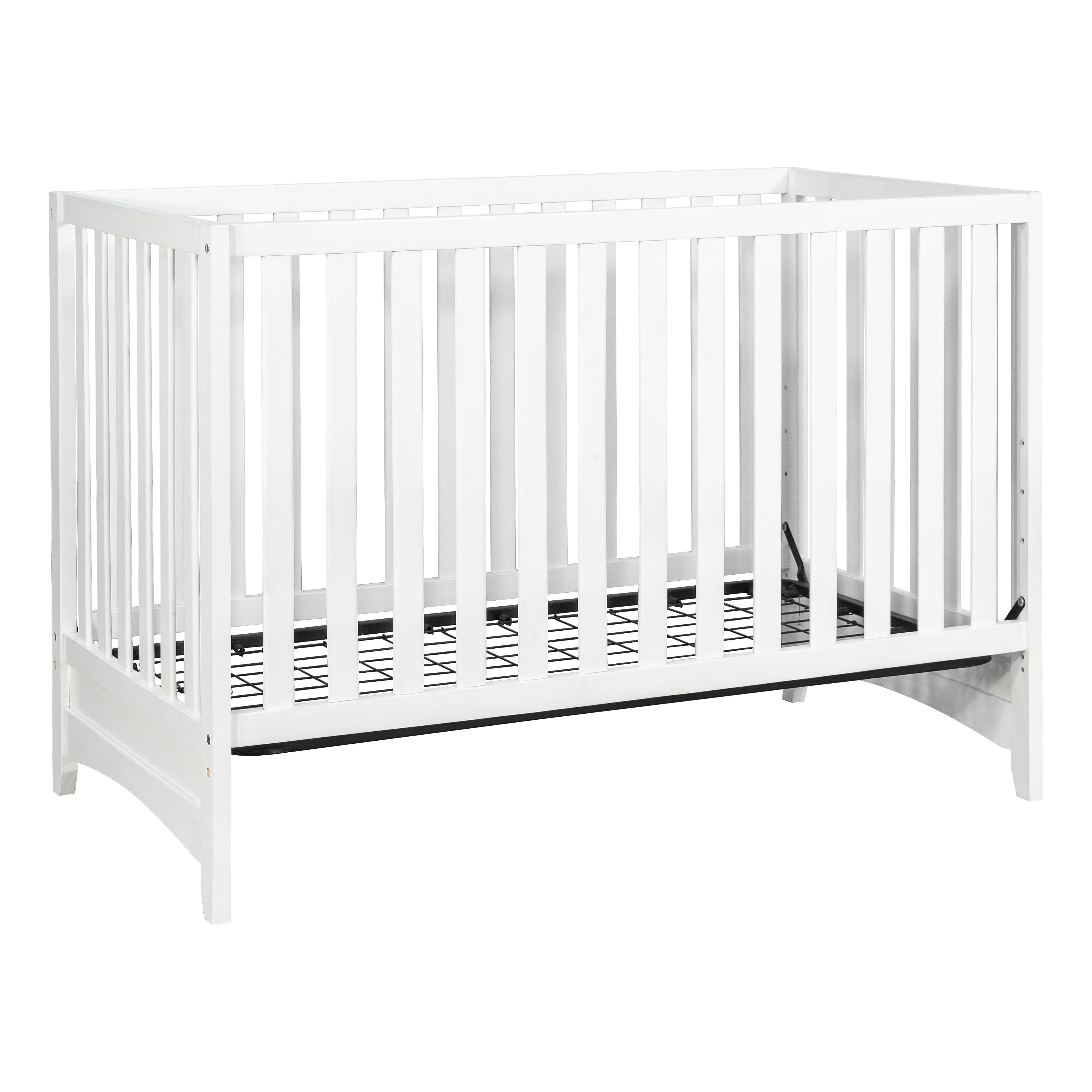OEM Modern Simple Natural Solid Wood Crib for Home Bedroom School for Children and Babies Safe for Children