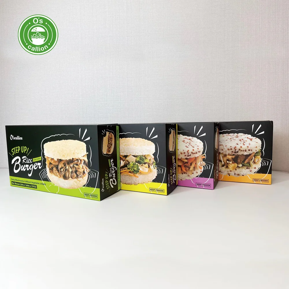 Здоровый и вкусный набор для мгновенного приготовления риса и гамбургеров