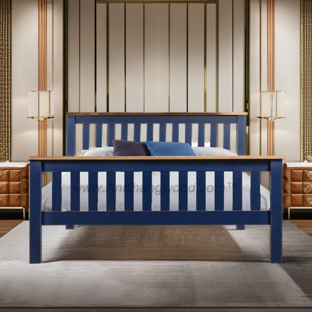 Cascais Wooden Bed Frame Bedroom furniture Latest Design Furniture Modern Luxury Bedroom Set Vietnam Manufacturer Best Seller