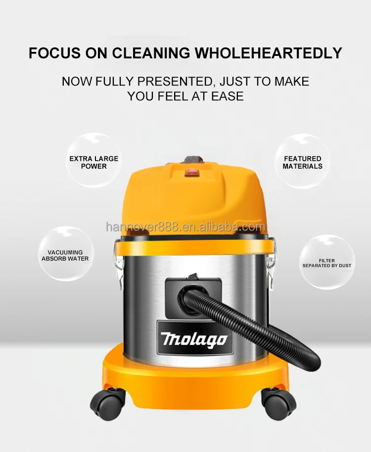 Wet&Dry Vacuum Cleaner 20 litres Tank Capacity Blower Function Stainless Steel Body