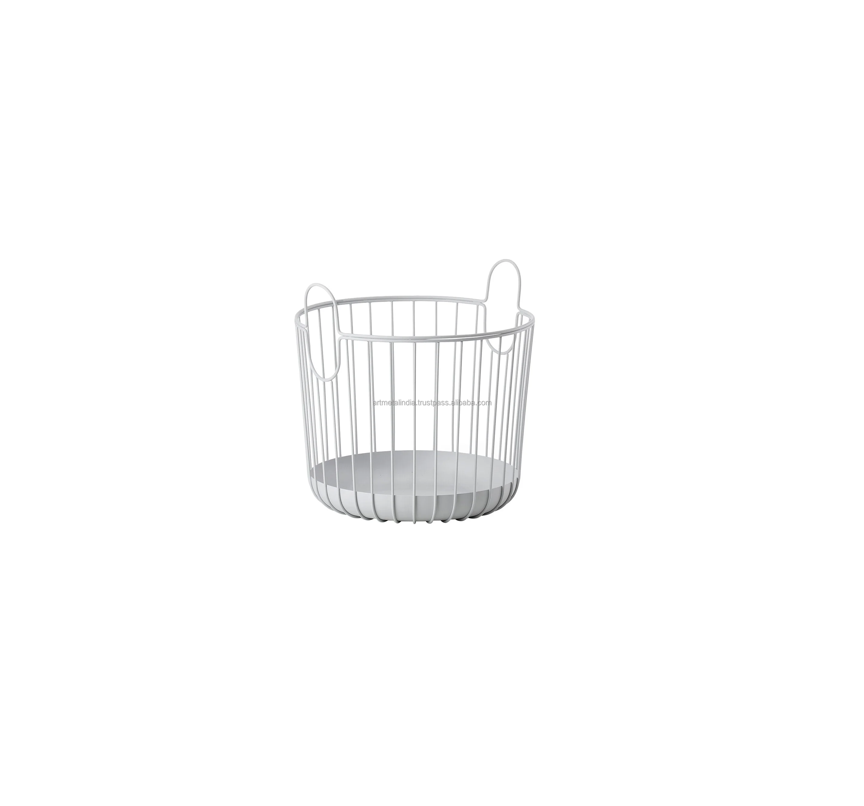 BLACK COATED METAL WIRE BASKET
