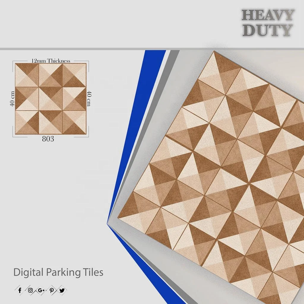 Vistaar Brand: Wholesale Price India for Newest Beige Digital Printing Parking Tiles, 40x40cm, Interior Decoration Porcelain