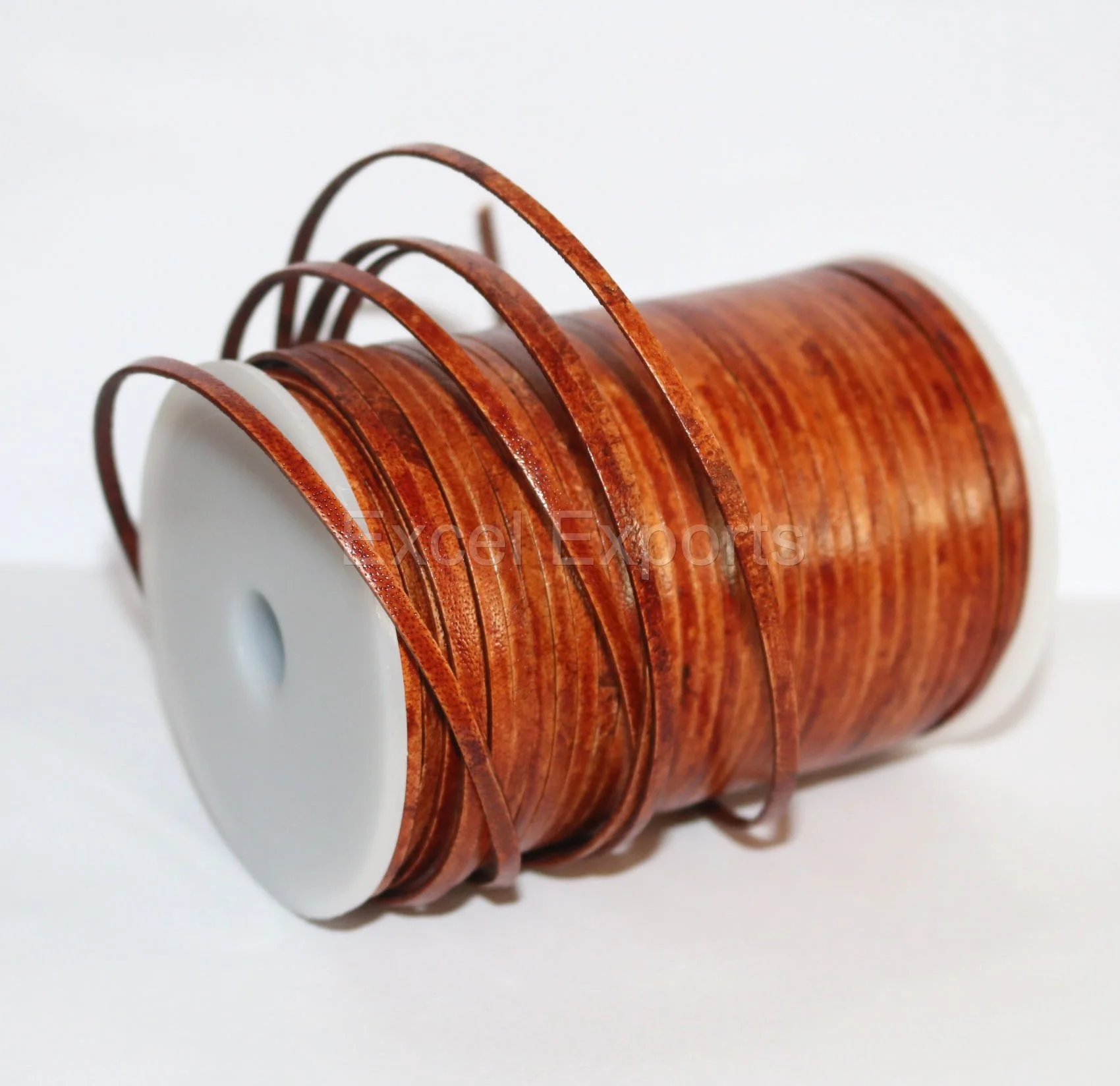 100% Genuine Leather Flat Leather Laces for DIY Necklace Bracelet DIY Jewelry Making, Braiding and Craft Works