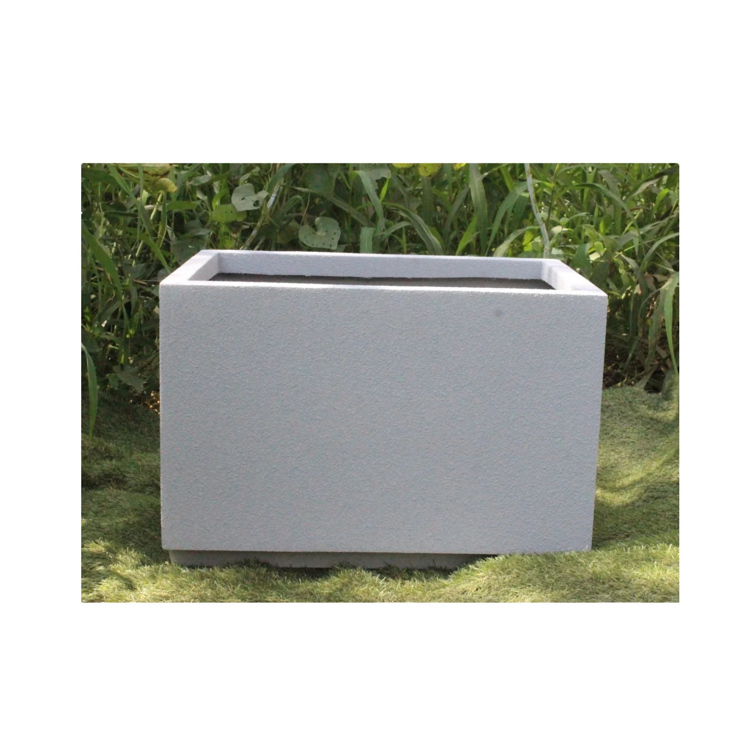 New Arrival Large Outdoor Garden Fiber Glass Planters High Quality Home Use Flower Pot for Real Plants for Decoration