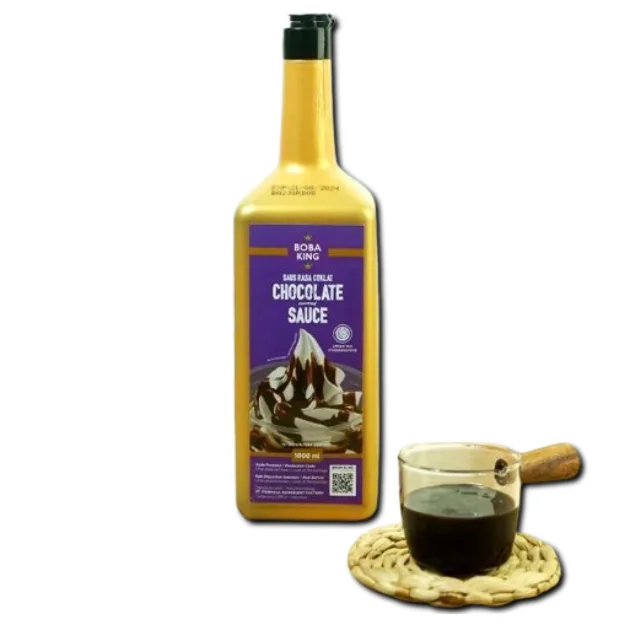Product with an affordable price chocolate sauce tastes sweet and delicious as an additional sauce or topping for food