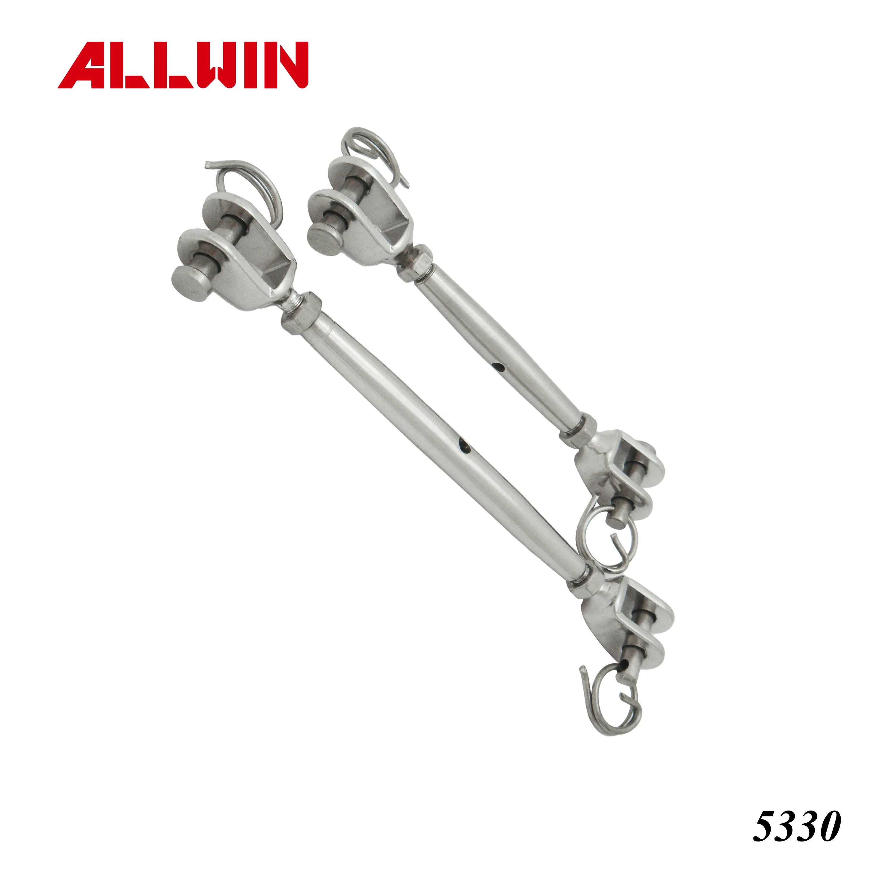 Stainless Steel Rigging Lag Eyes Screw Hardware Model 5338 for Timber Wooden Packaged in Box